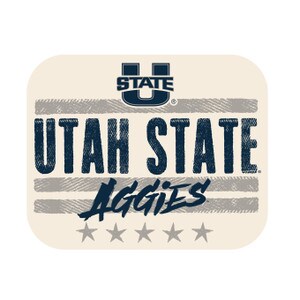 STICKER USTATE AT TOP UTAH STATE AGGIES BELOW